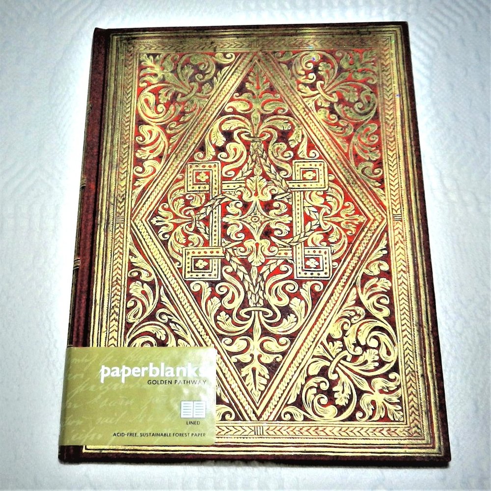 Paperblanks Golden Pathway  Hardcover Journal 7x9